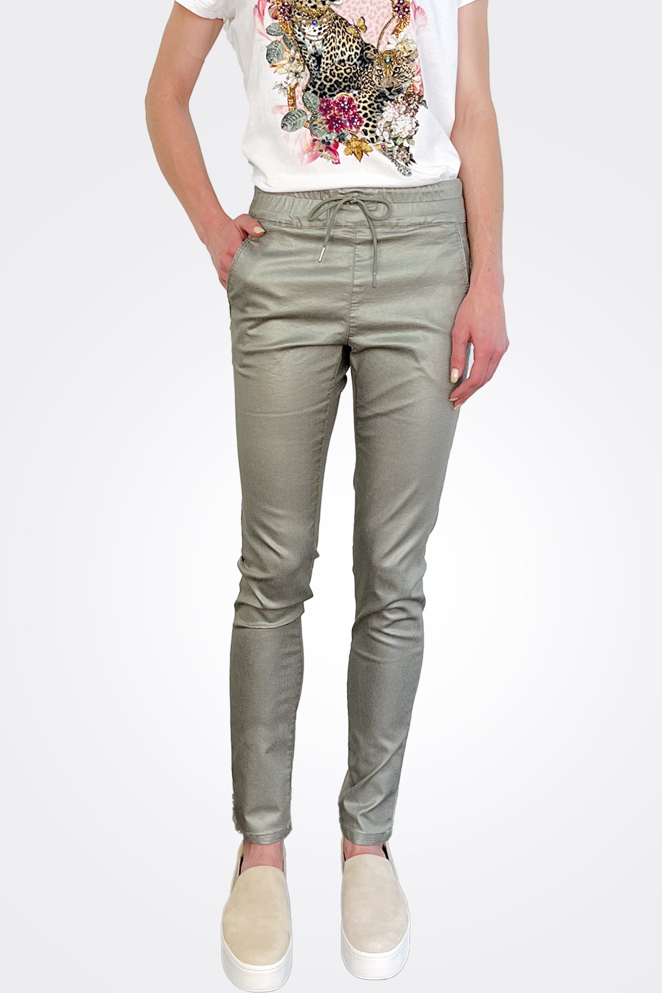 Shely Pants - Sage by Bevy Flog — alternate view