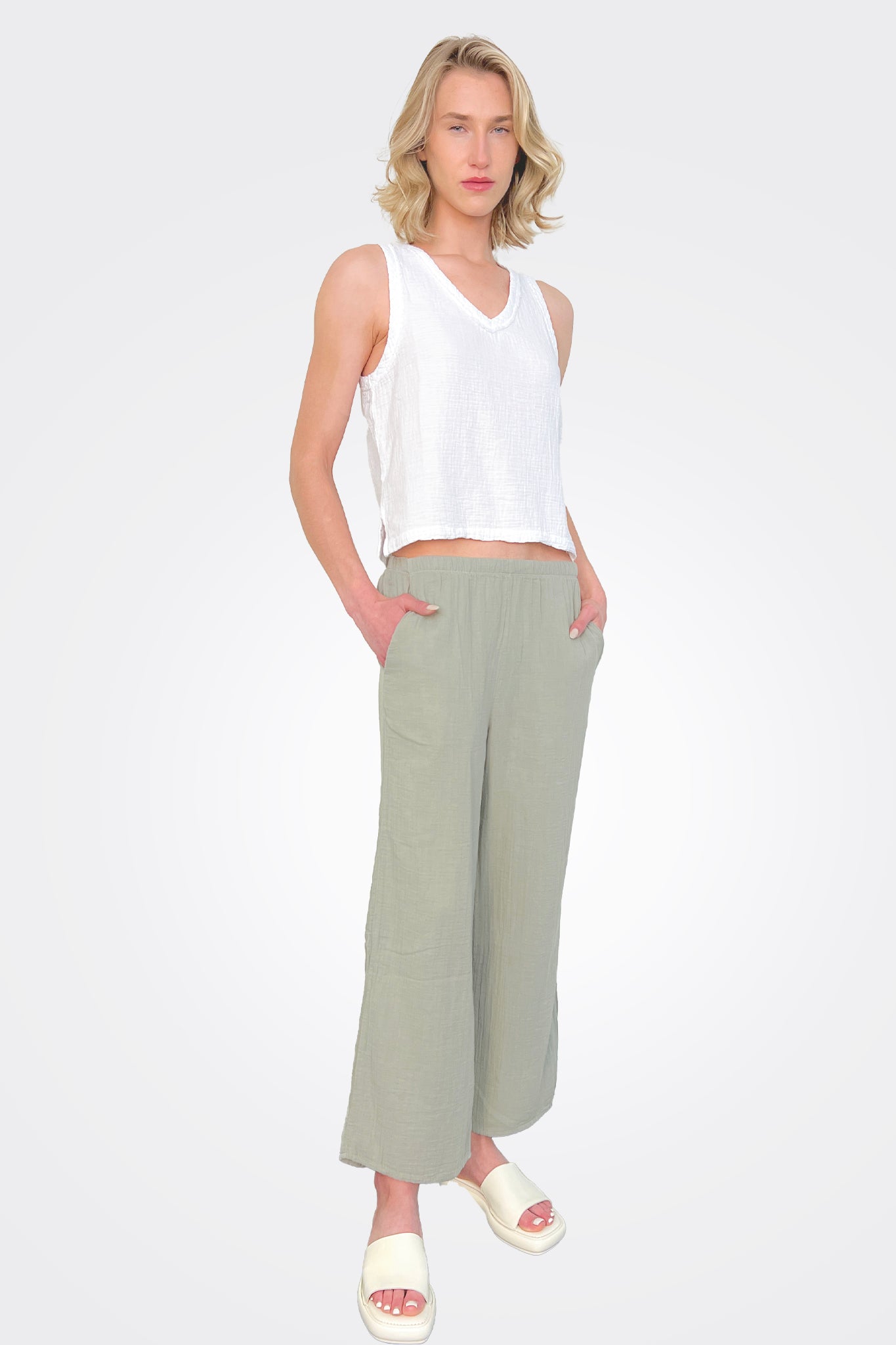 Pocket Pant - Sage by Dylan | 25 South Boutiques