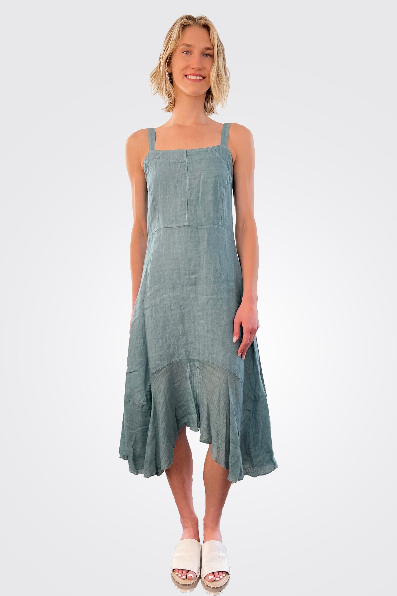 Square Neckline Dress - Salvini by Inizio | 25 South Boutiques