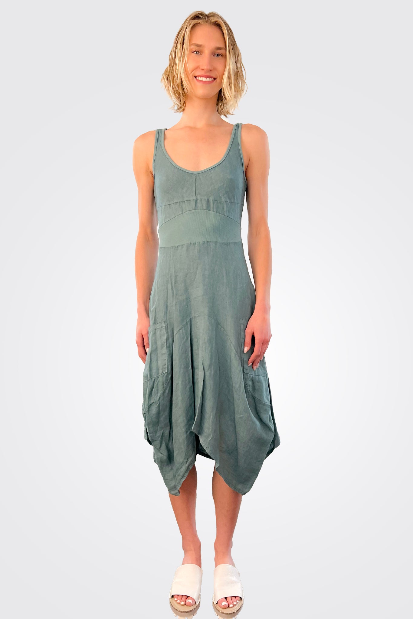 Linen Magic Dress - Salvini by Inizio | 25 South Boutiques