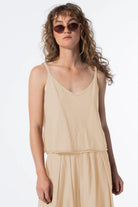 Double Layer Tank - Sand by Burning Torch | 25 South Boutiques