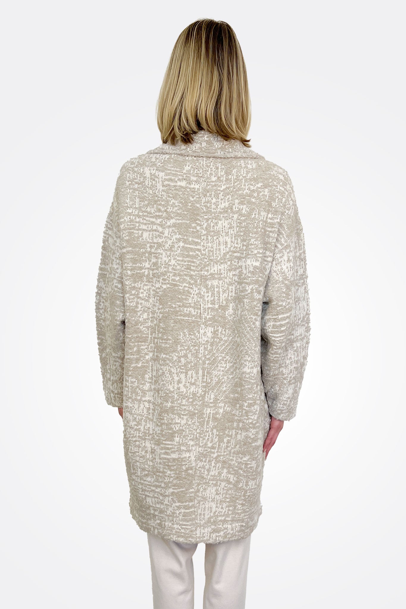 Pattern Mid Coat - Sand by Transit Par-Such — view 3