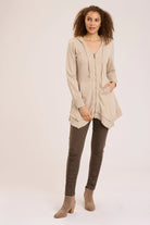 Merchantile Fleece Jacket - Sand by XCVI — view 4