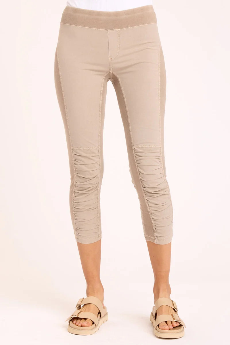 Jetter Crop Legging - Sandalwood Pigment by XCVI | 25 South Boutiques