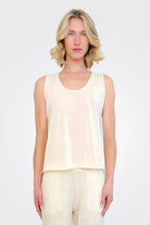 Round Neck Tank - Ivory by Transit Par-Such | 25 South Boutiques