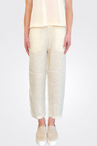 Cropped Ankle Trousers - Ivory by Transit Par-Such — alternate view
