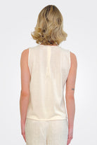 Round Neck Tank - Ivory by Transit Par-Such — view 3