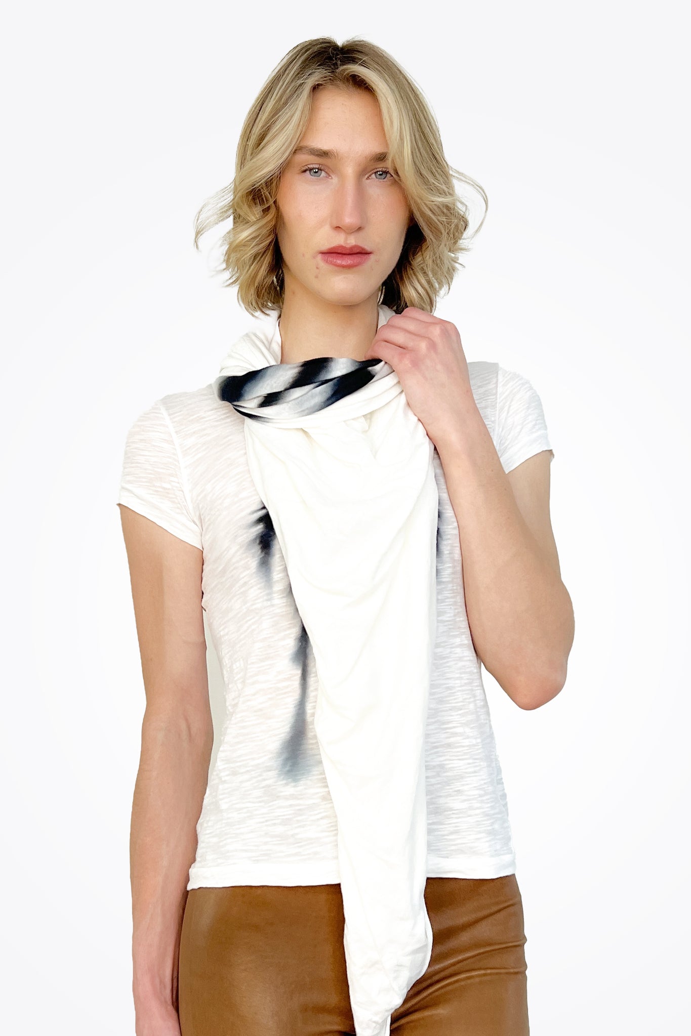 Mineral Black Scarf by Gilda Midani | 25 South Boutiques