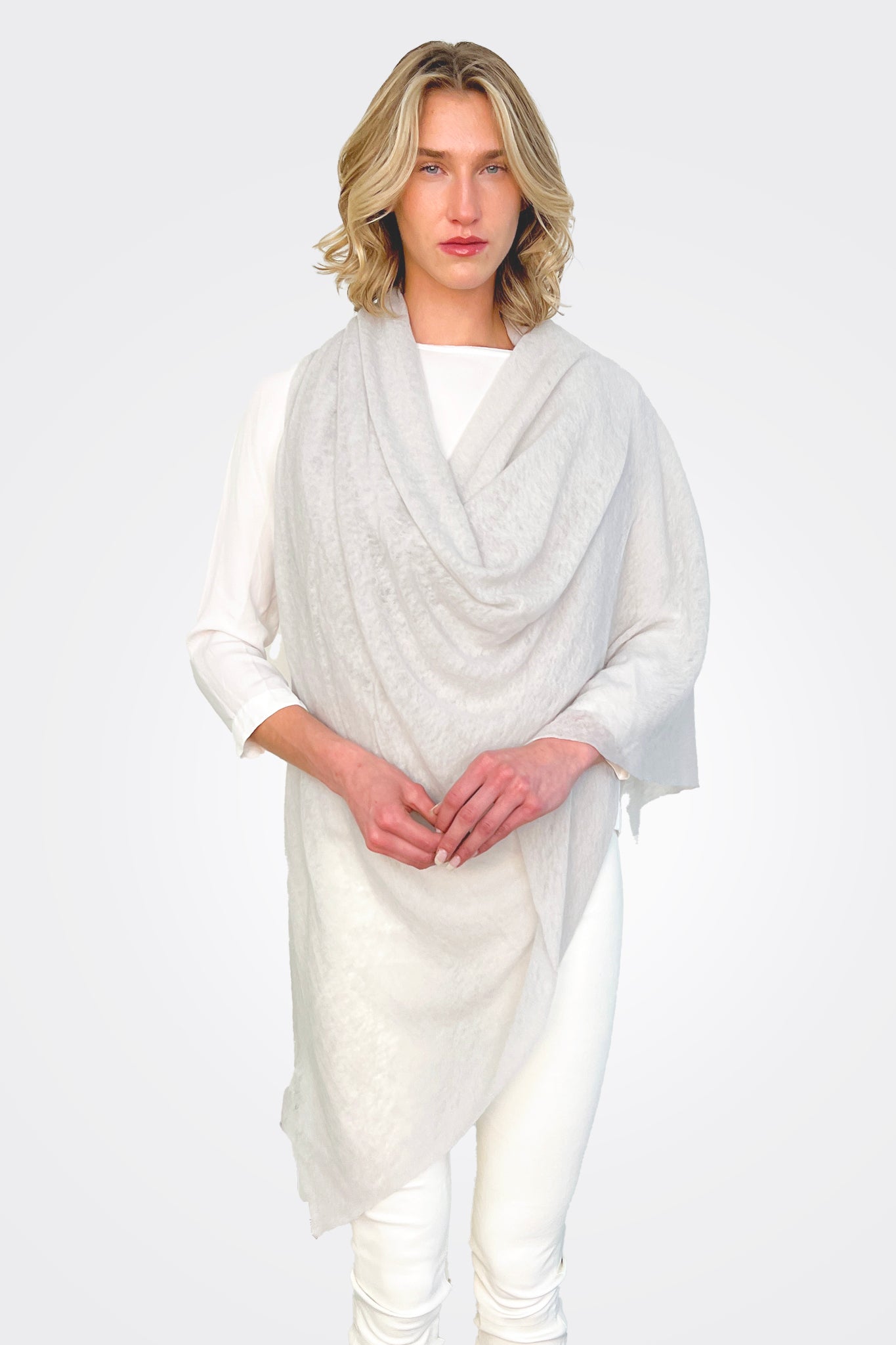 Cashmere Scarf - Grey by Pin1876 — alternate view
