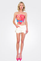 Juno Scarf Top - Pink by Rococo Sand — alternate view