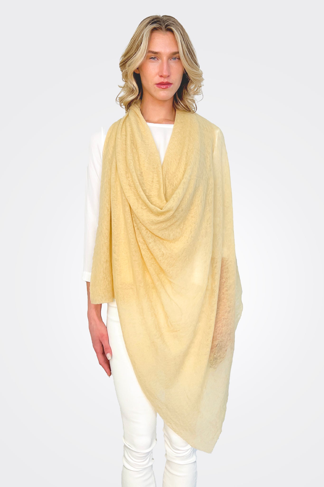 Cashmere Scarf - Khaki by Pin1876 — alternate view