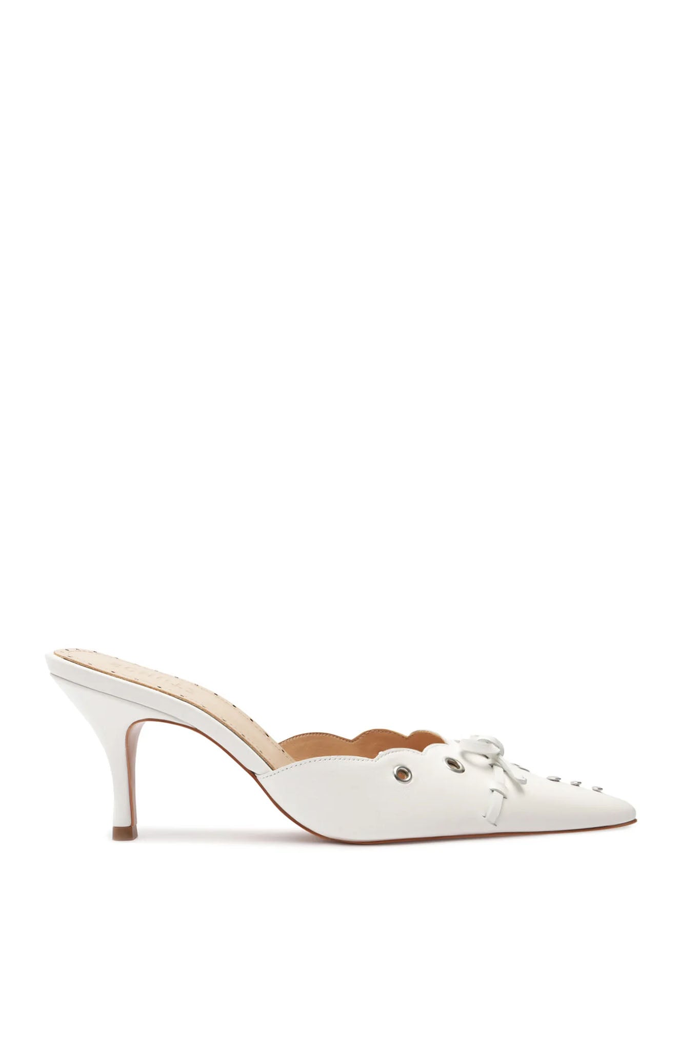 Hilly Leather Pump - White by Schutz | 25 South Boutiques
