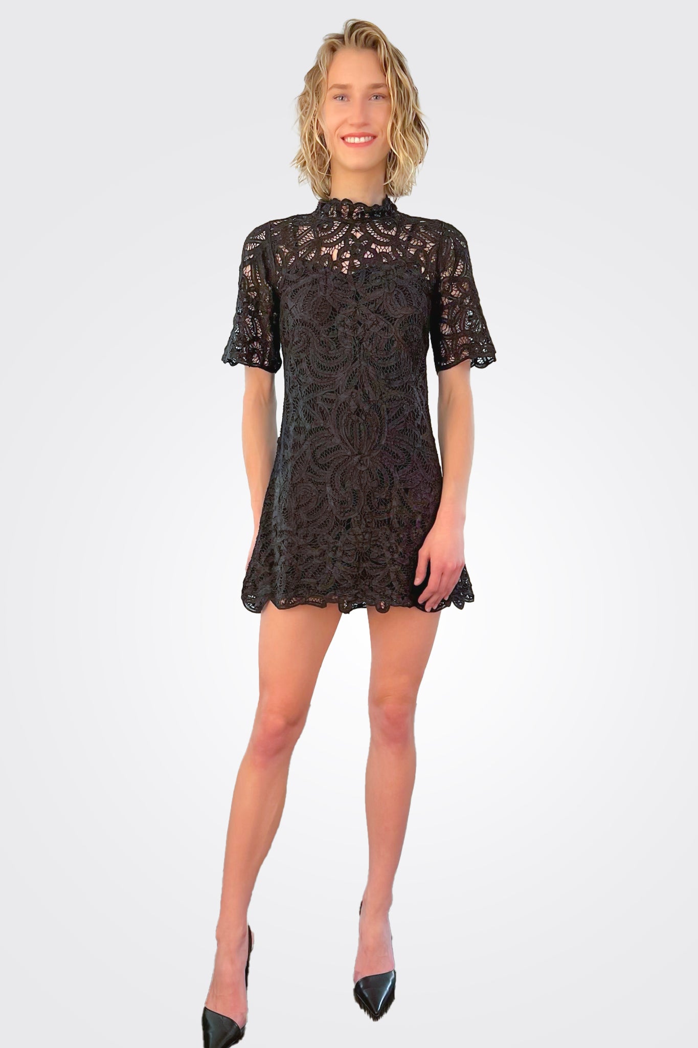 Branca Short Sleeve Dress - Black by Sea NY | 25 South Boutiques