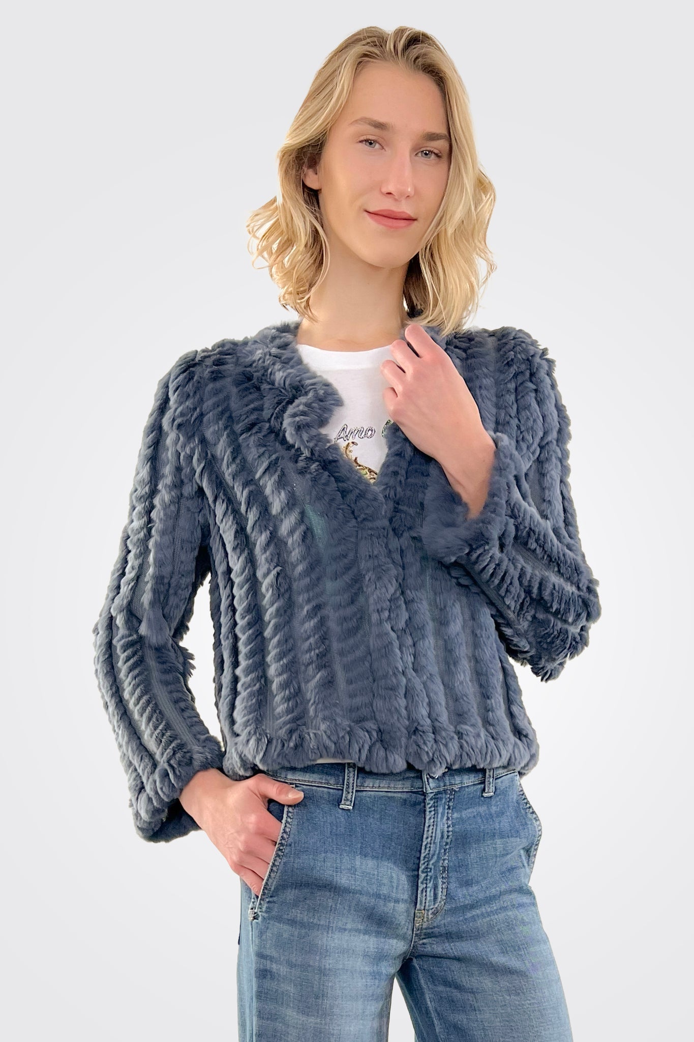Rosa Fur Jacket - Sea by Heartloom | 25 South Boutiques