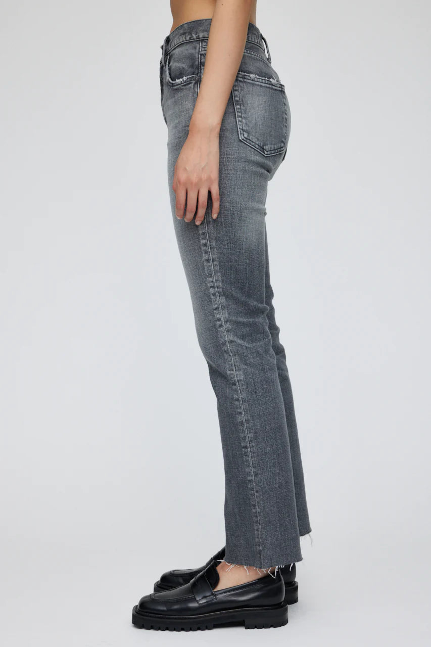 Seneca Flare Jean - Black by Moussy — view 3
