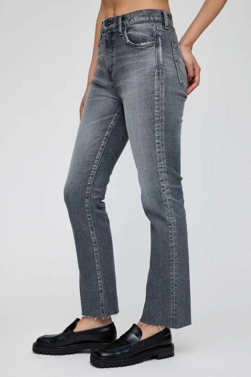 Seneca Flare Jean - Black by Moussy — view 4