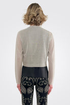 Open Cardigan - Grey by Seventy Venezia — alternate view