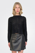 Mini Skort - Black by SFIZIO — alternate view