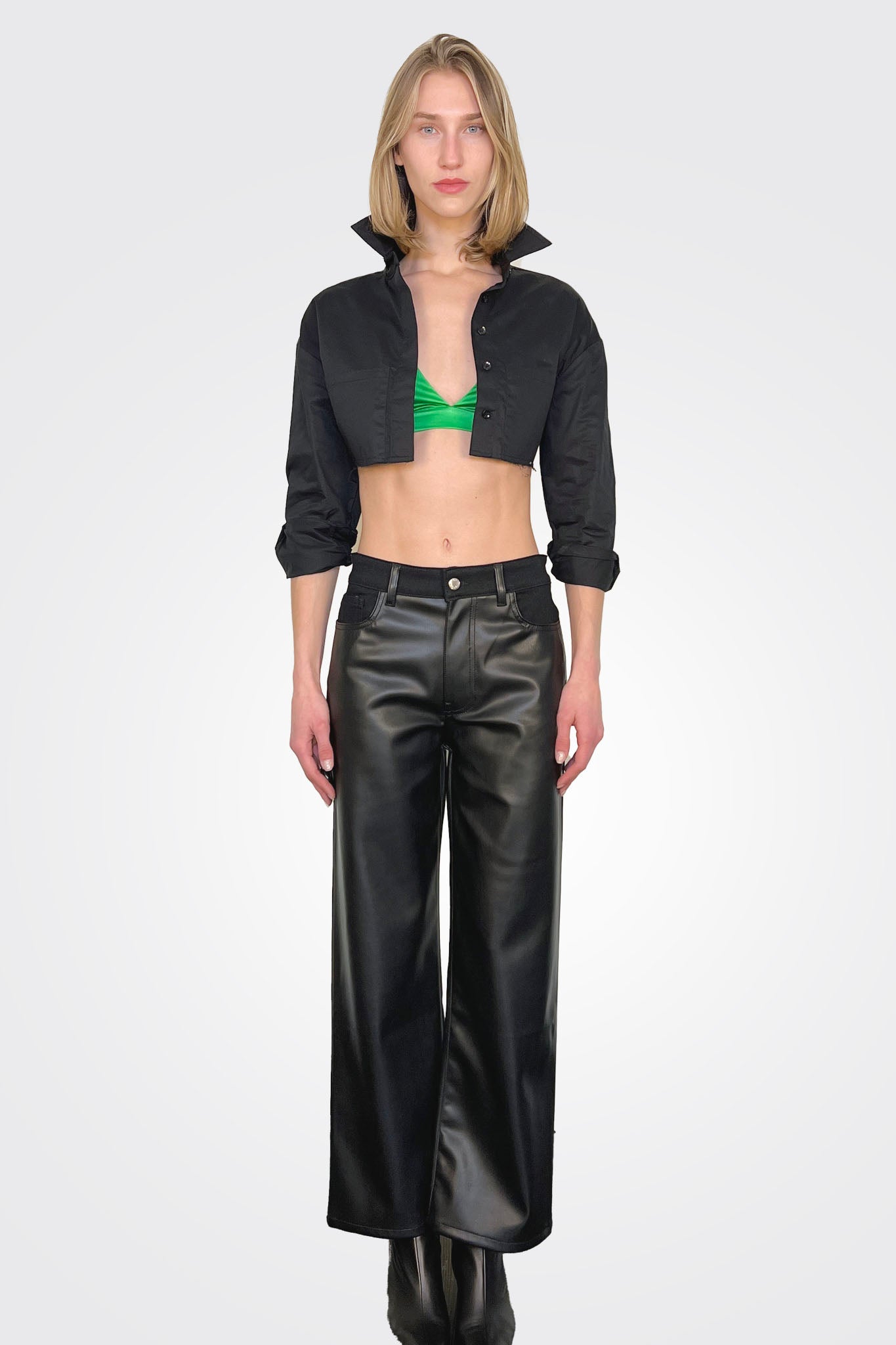Patch Trousers - Black by SFIZIO | 25 South Boutiques