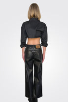 Patch Trousers - Black by SFIZIO — alternate view