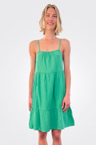 Cami Tiered Dress - Shamrock by Bobi — alternate view