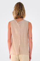 Button Back Tank - Shell by Tandem — alternate view
