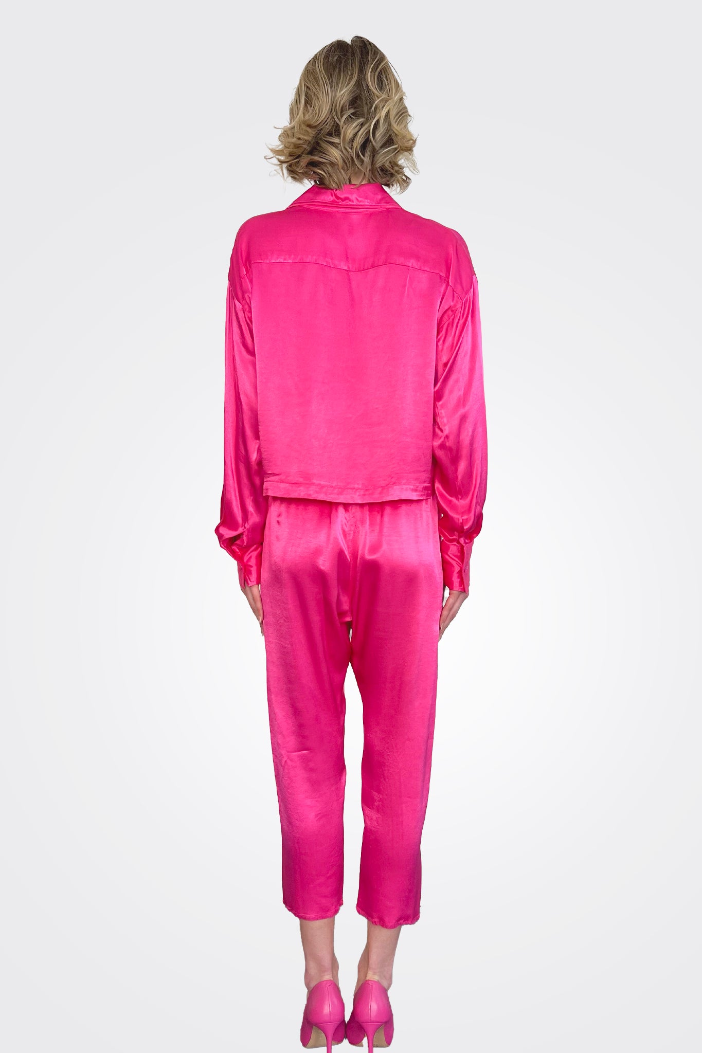 Erika Vintage Satin Drop Pant - Shock by Pharaoh — view 4