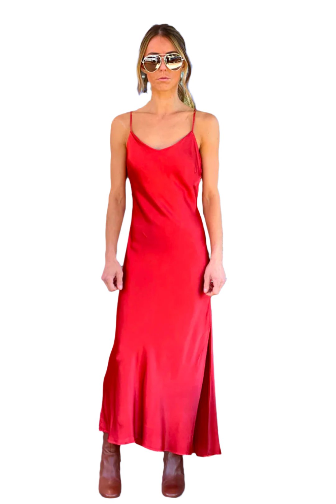 Winner Silky Chemise Dress - Shara by LA Made | 25 South Boutiques