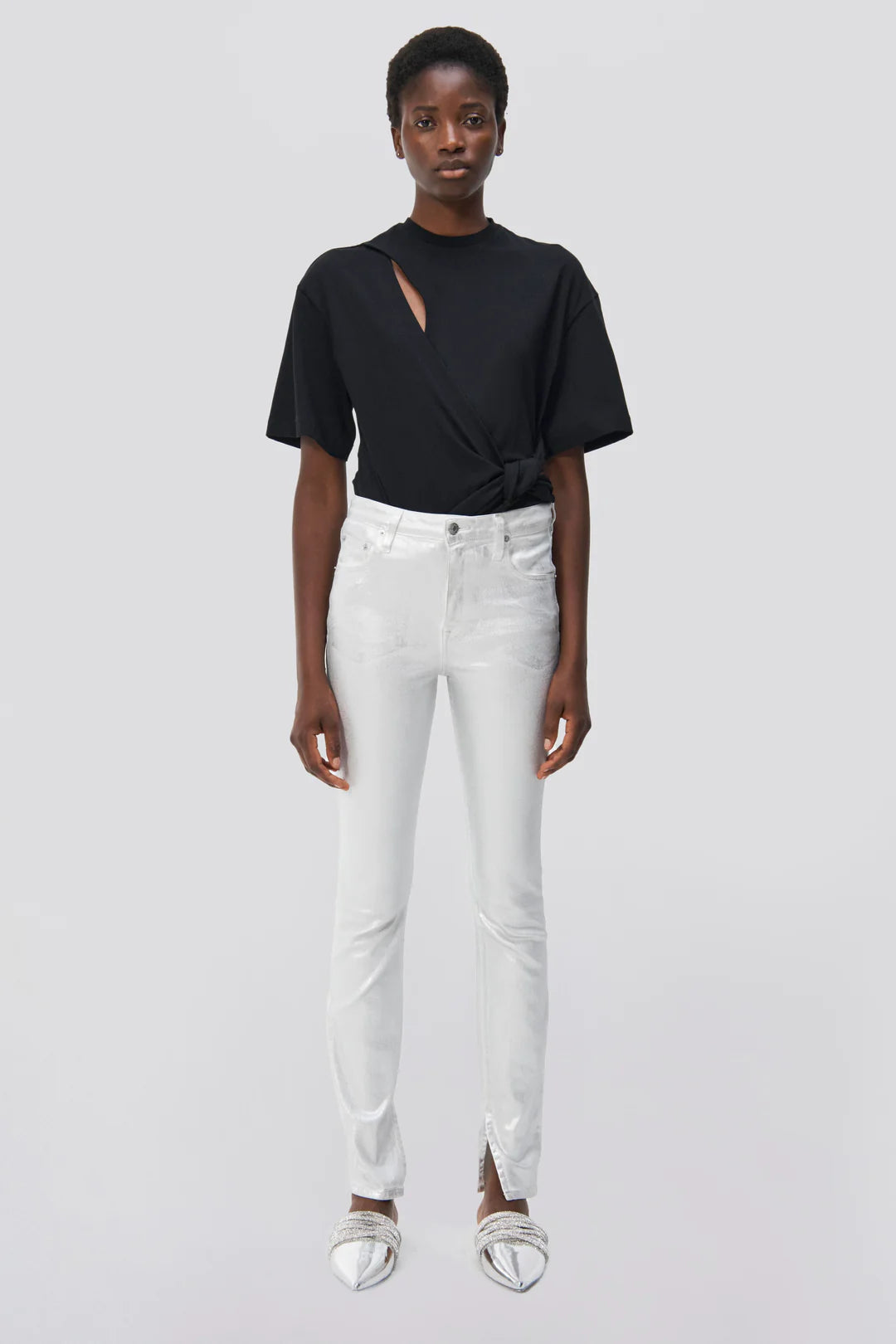Rae Denim - Silver Foil by Jonathan Simkhai | 25 South Boutiques