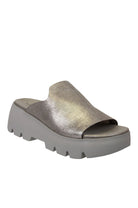 Drift Platform Sandal - Silver by Naked Feet — alternate view