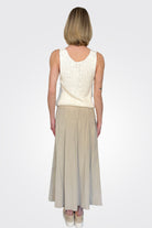Maxi Skirt - Beige by Kristensen — alternate view
