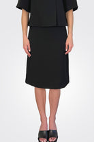 Knee Length Skirt - Black by Liviana Conti — alternate view