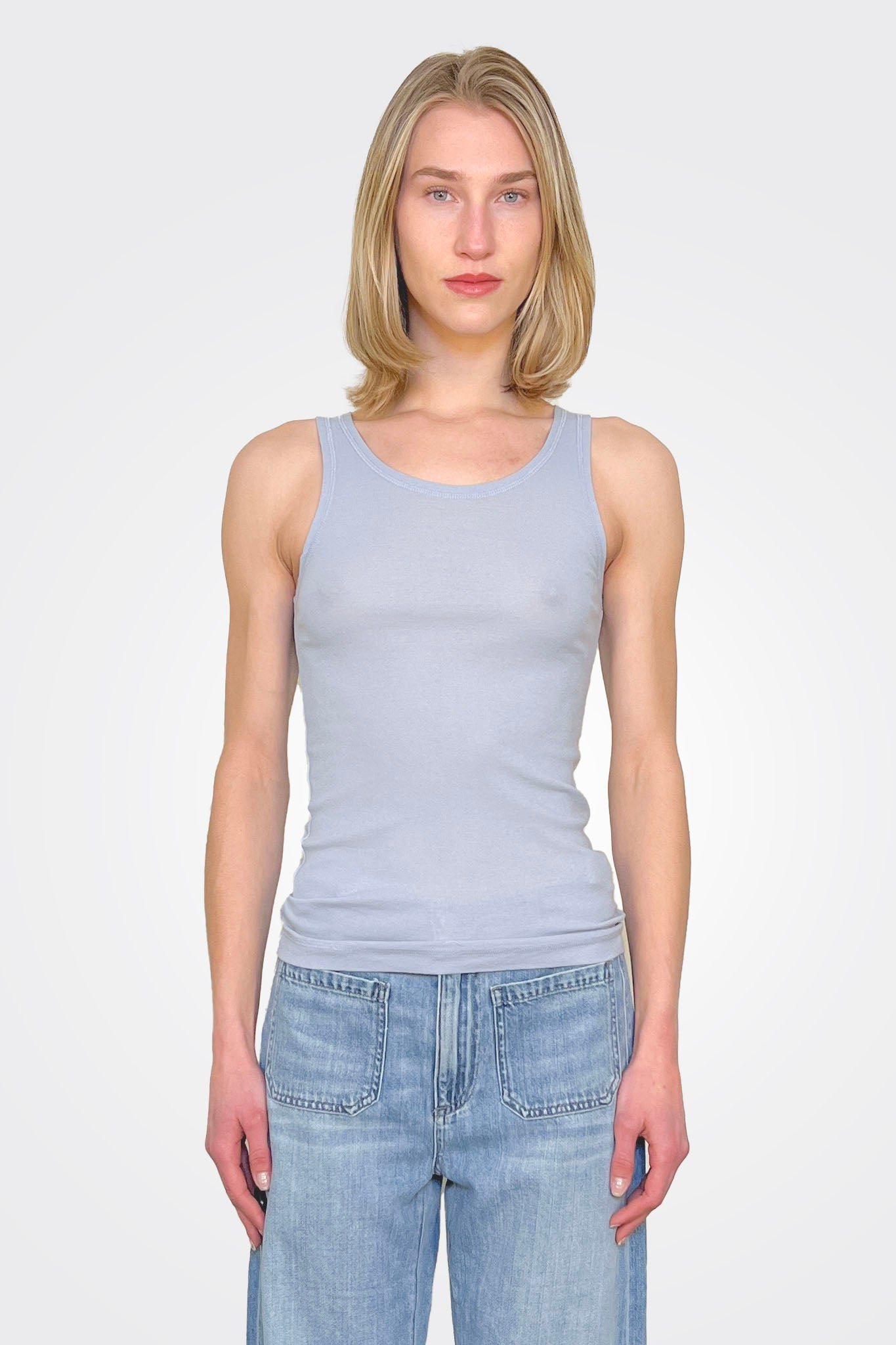 Cotton Tank - Sky by Private 0204 — alternate view