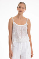 Skye Cami - White by Burning Torch | 25 South Boutiques