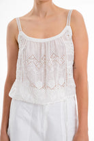 Skye Cami - White by Burning Torch — view 4