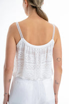 Skye Cami - White by Burning Torch — alternate view
