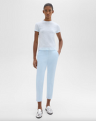 Organic Slub Cotton Tiny Tee - Skylight by Theory — view 4