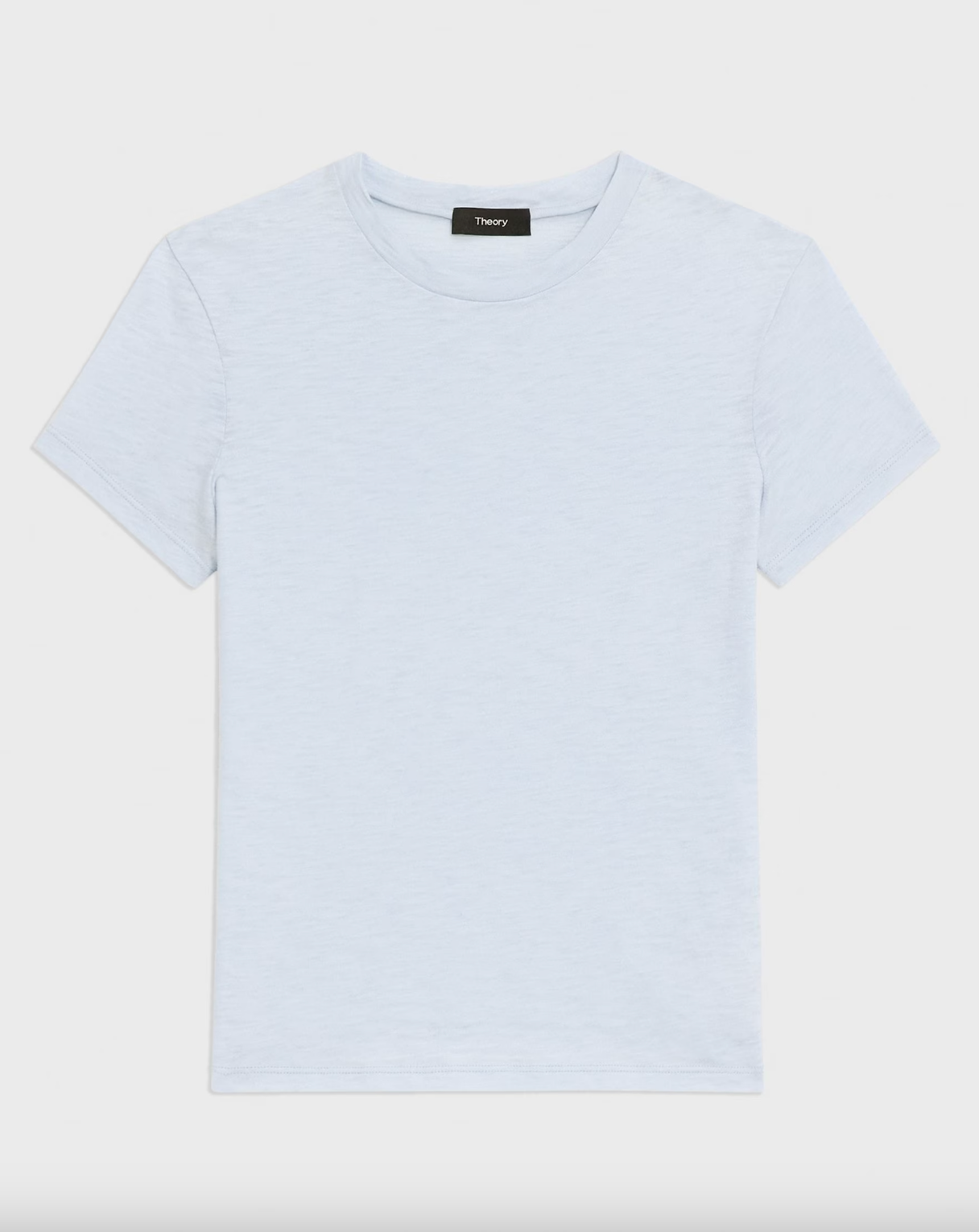 Organic Slub Cotton Tiny Tee - Skylight by Theory — view 5