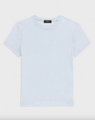 Organic Slub Cotton Tiny Tee - Skylight by Theory — view 5
