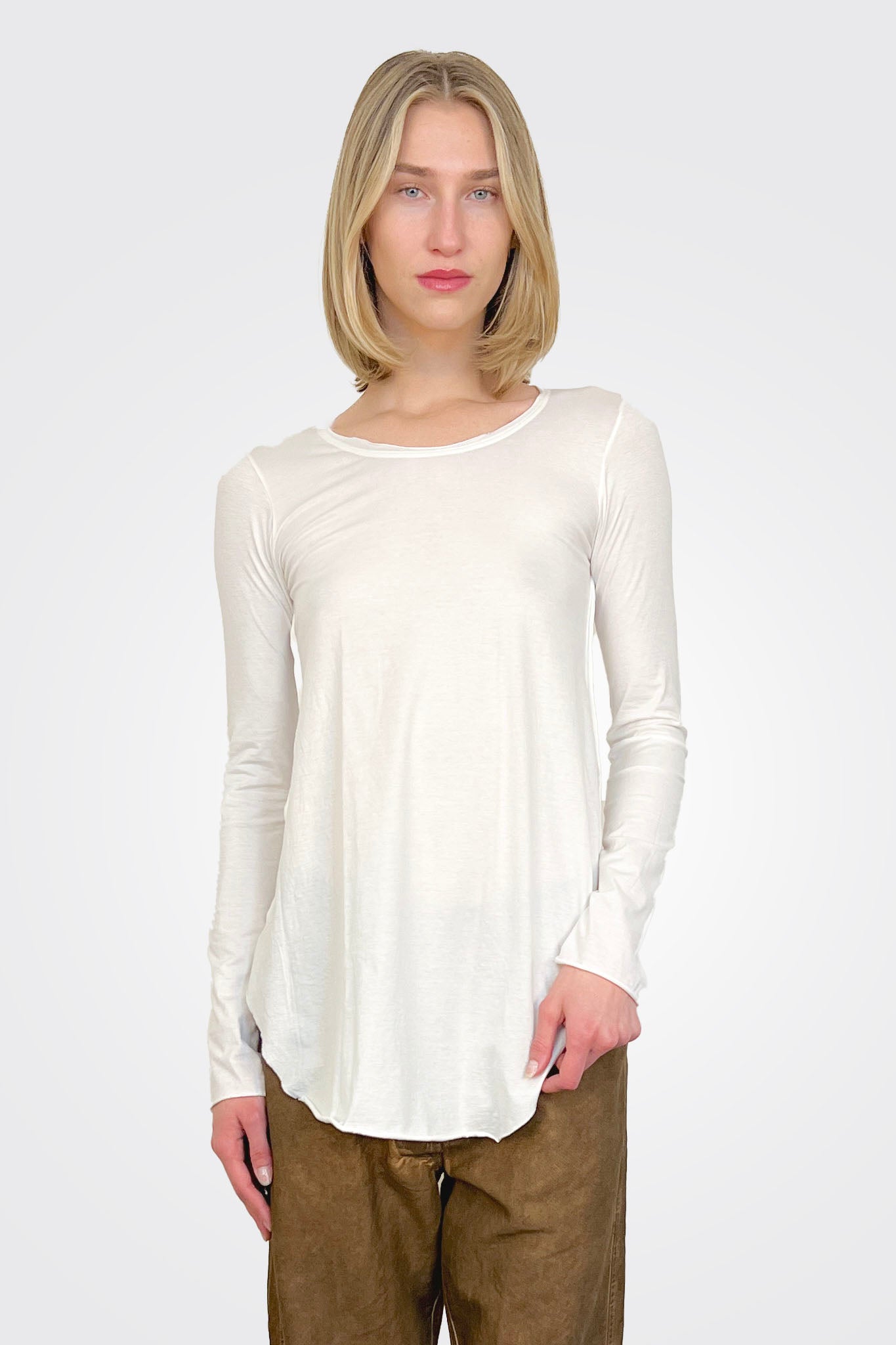 Long Sleeve Shirt - Natural by Serie Numerica | 25 South Boutiques