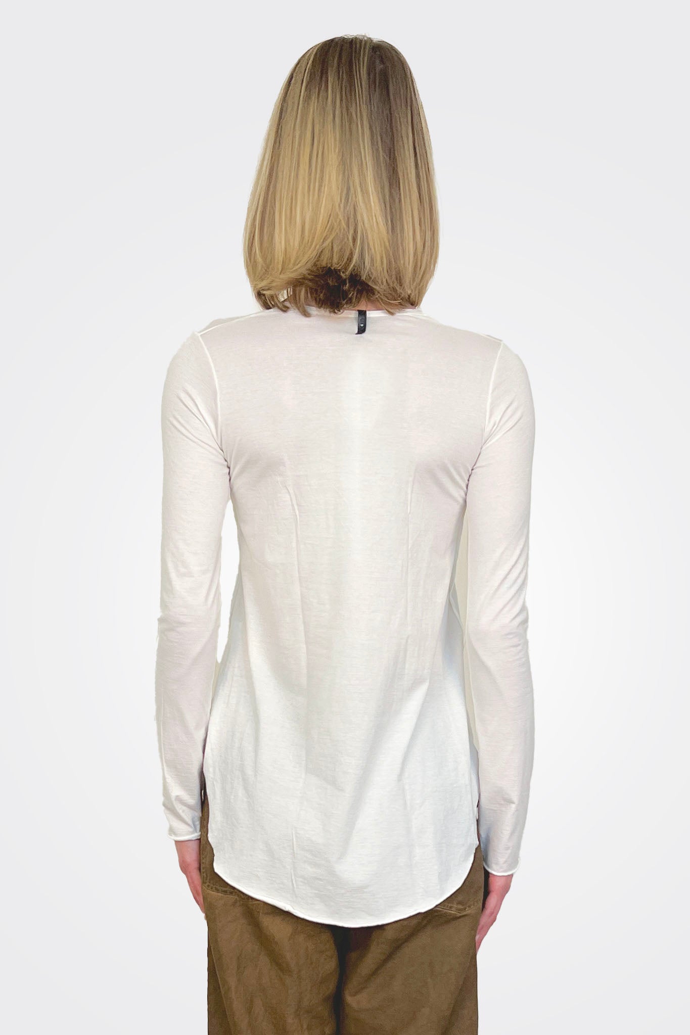 Long Sleeve Shirt - Natural by Serie Numerica — alternate view