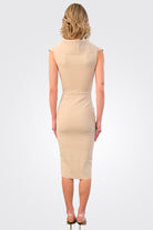 Fiynorc Stretch Jersey Dress - Sand by Chiara Boni — alternate view