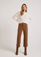 Sofia Wide Leg Crop - Spiced Brown by Bella Dahl | 25 South Boutiques