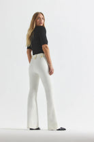 Robertson Flare Trousers - Soft White by Derek Lam — view 4