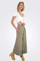Linen Pant - Vineyard by Just Bee Queen | 25 South Boutiques