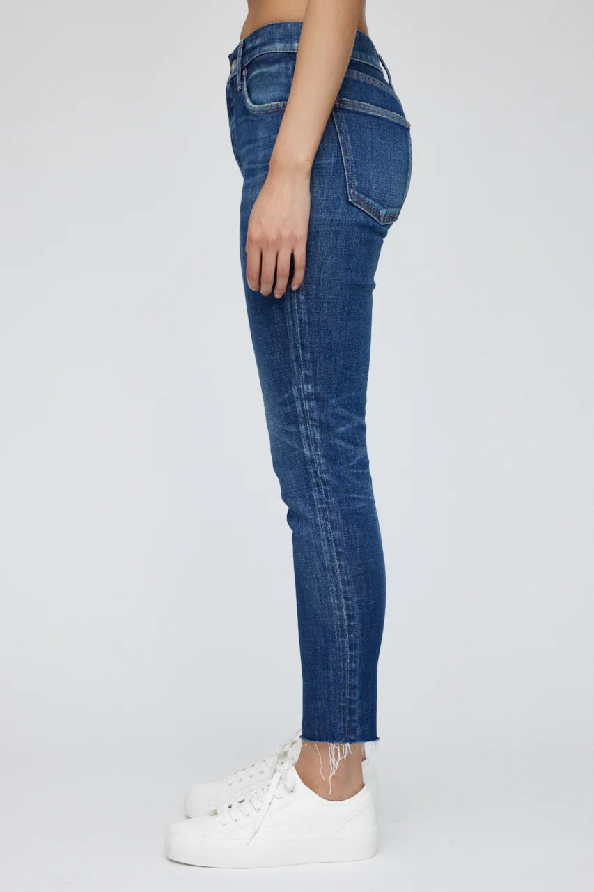 Sonyea Skinny High Rise Jean - Blue by Moussy — view 3