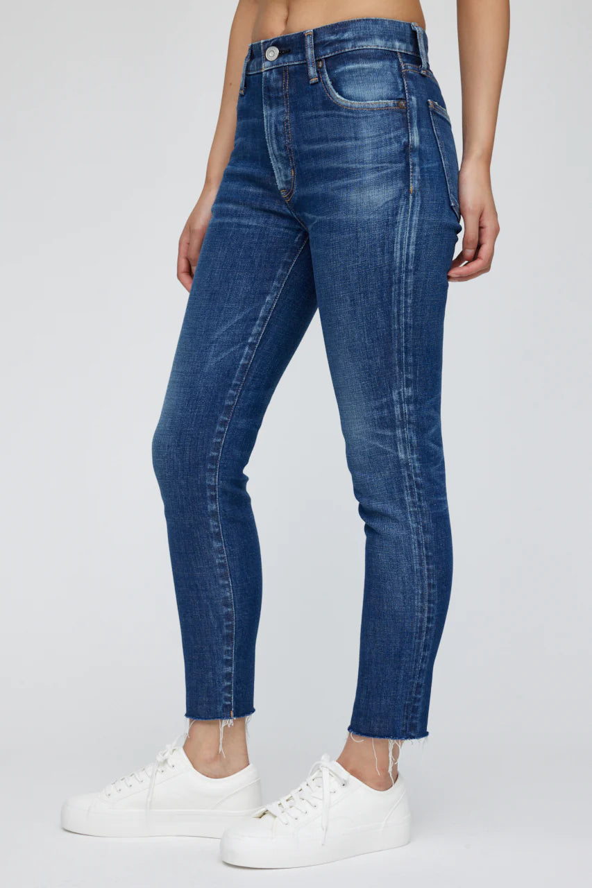 Sonyea Skinny High Rise Jean - Blue by Moussy — alternate view