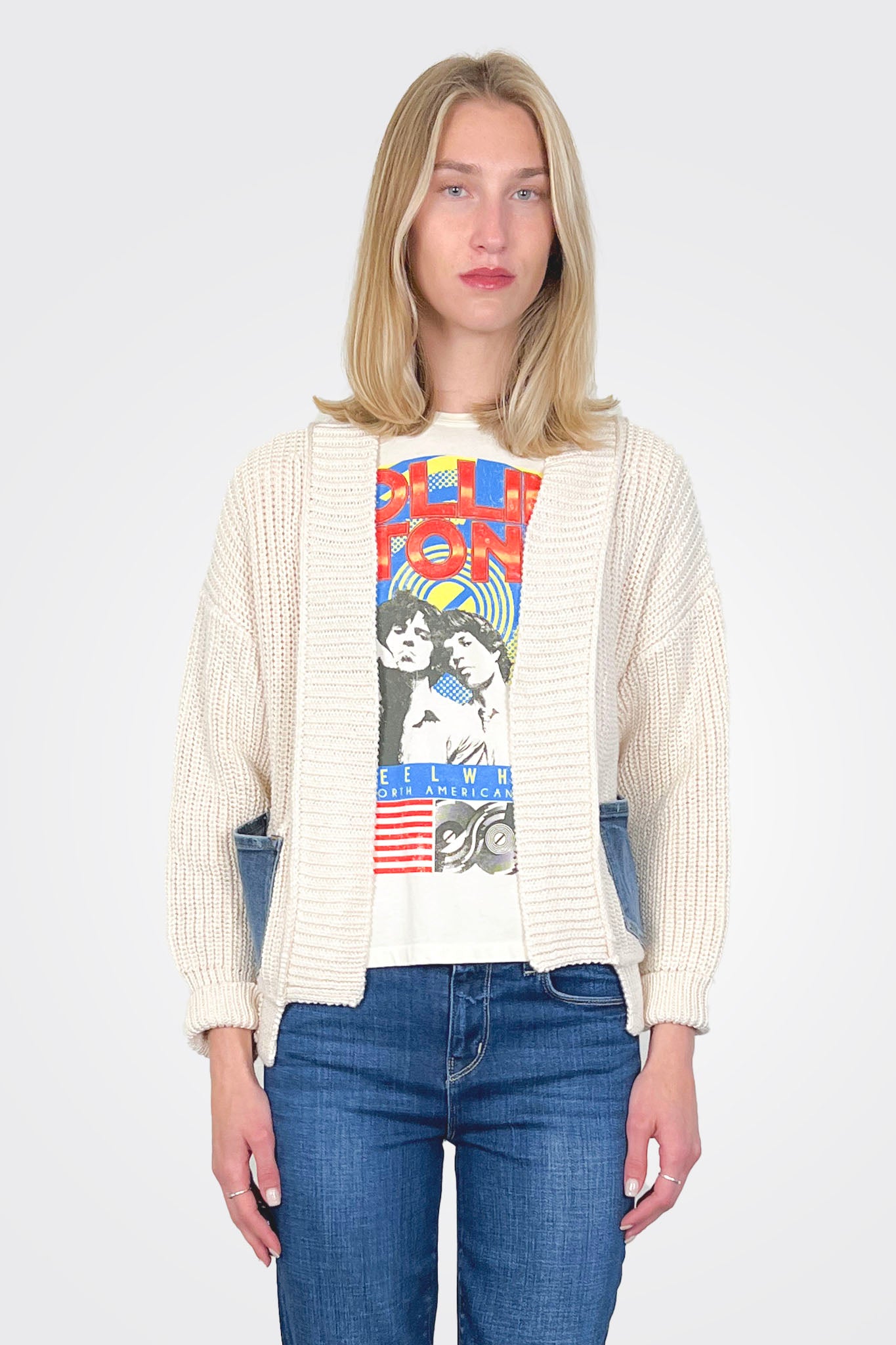 Band Cardigan - Cream by Shannon Passero | 25 South Boutiques