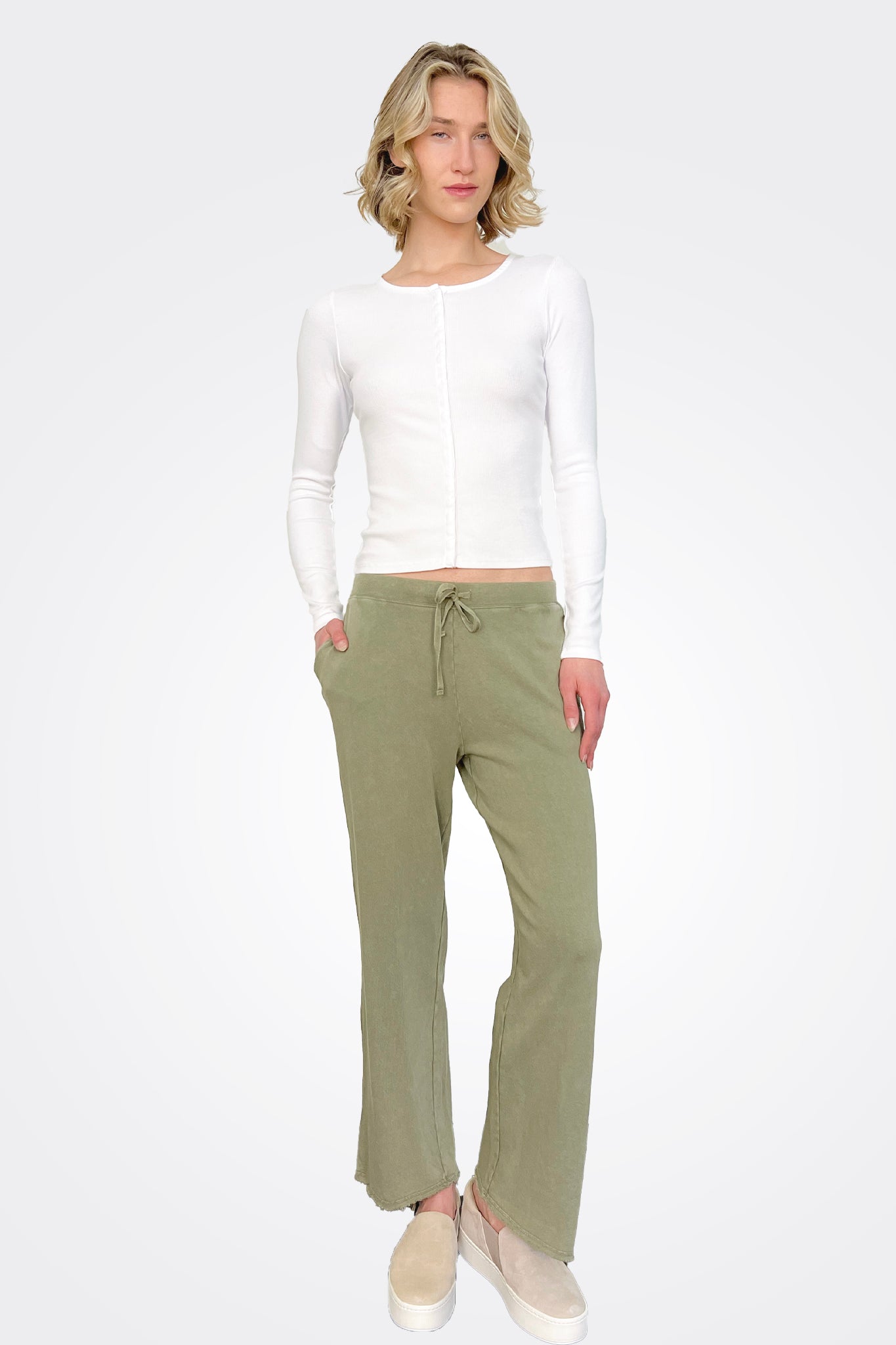 Sky Ankle Lounger - Silver Sage by HelloNite | 25 South Boutiques