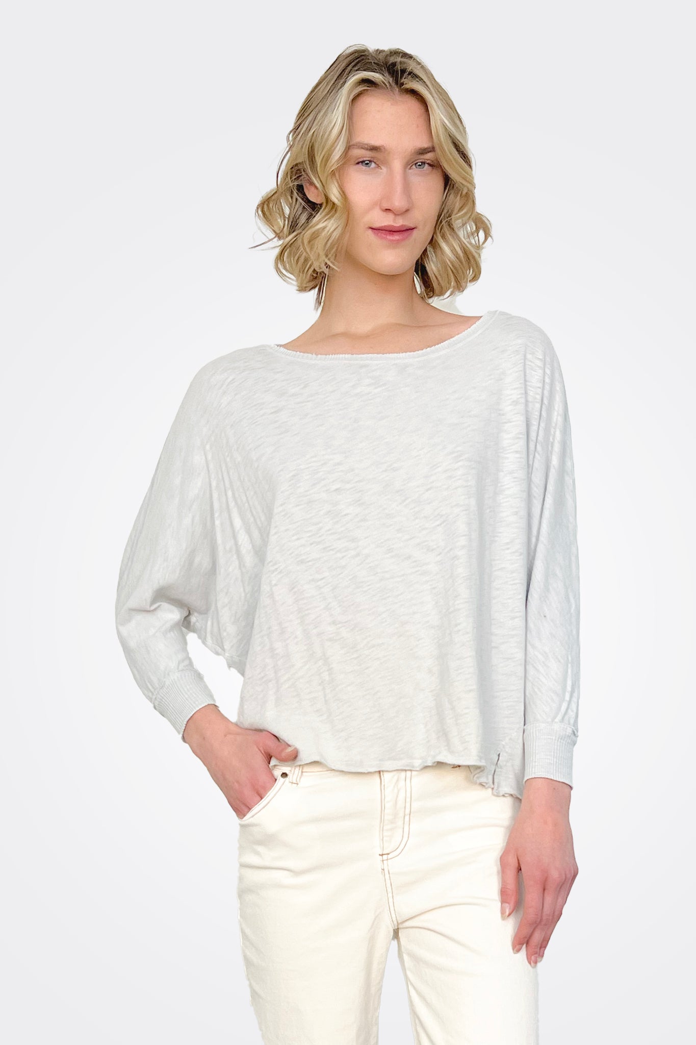 Dani Oversized Dolman - Sea Salt by HelloNite | 25 South Boutiques